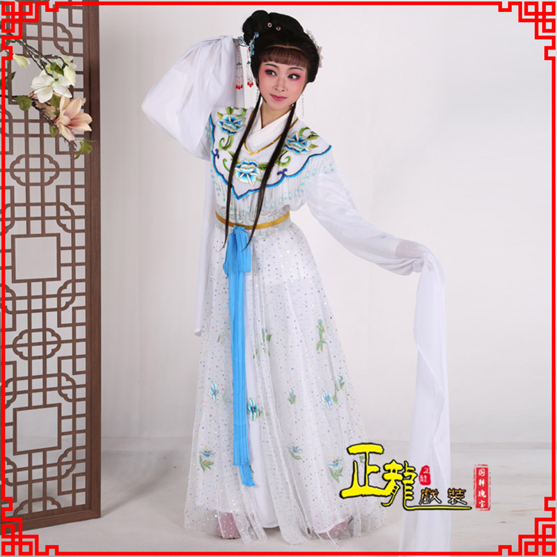 博尔塔拉花旦小姐小旦戏剧古装仙女新款连衣裙