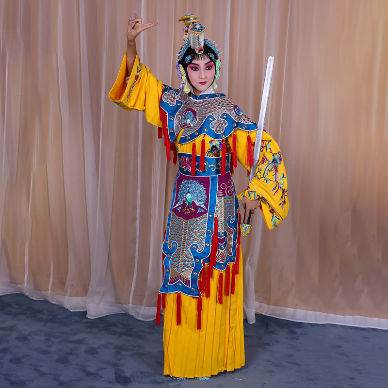 博尔塔拉霸王别姬虞姬服 软绉别姬服