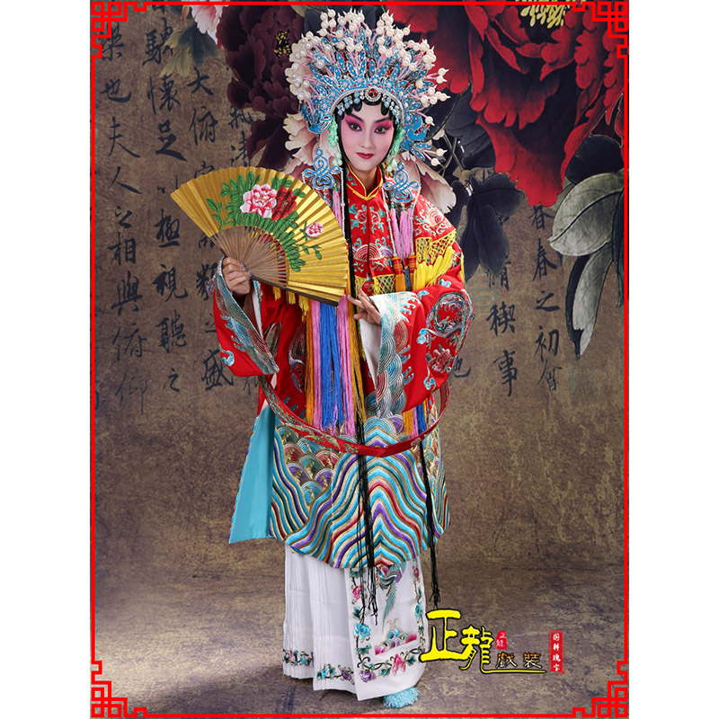 博尔塔拉凤袍杨贵妃贵妃醉酒 软绉团凤女蟒